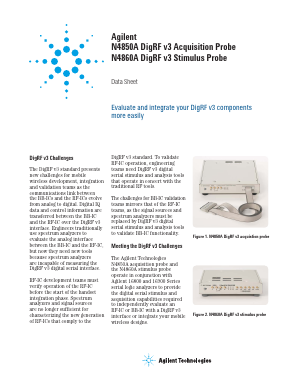 N4850A Datasheet PDF HP => Agilent Technologies