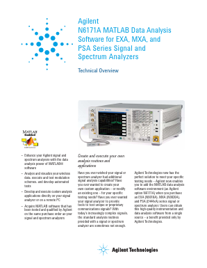 N6171A-M03 Datasheet PDF HP => Agilent Technologies