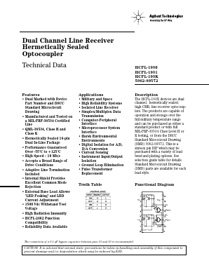 HCPL-1931 Datasheet PDF HP => Agilent Technologies