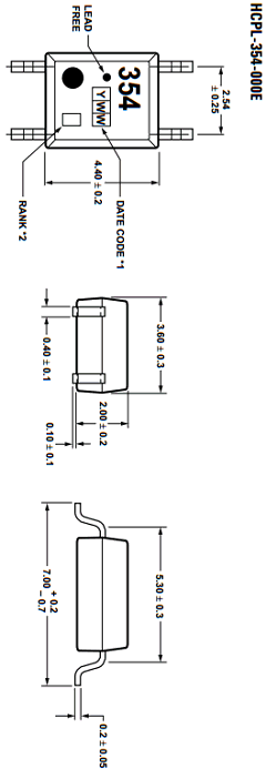 HCPL-354 Datasheet PDF HP => Agilent Technologies