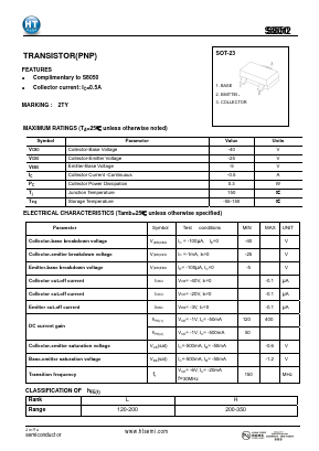 S8550 Datasheet PDF Shenzhen Jin Yu Semiconductor Co., Ltd. 