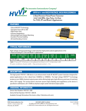 HVV1011-300 Datasheet PDF HVVi Semiconductors, Inc.