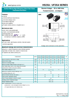 HS2AA Datasheet PDF HY ELECTRONIC CORP.
