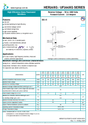 UF2003G Datasheet PDF HY ELECTRONIC CORP.
