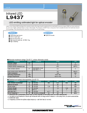 L9437 Datasheet PDF Hamamatsu Photonics