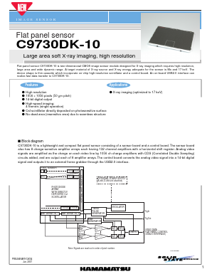 C9730DK-10 Datasheet PDF Hamamatsu Photonics
