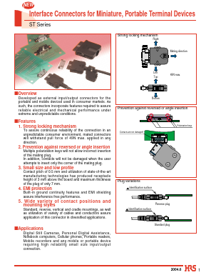 ST80X-10S Datasheet PDF HIROSE ELECTRIC