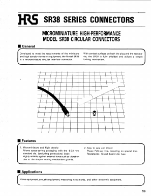 SR38-4P-3P Datasheet PDF HIROSE ELECTRIC