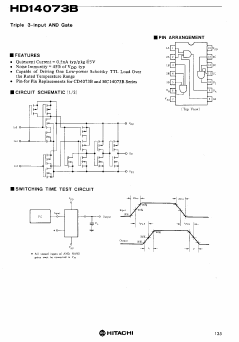 HD14073B Datasheet PDF Hitachi -> Renesas Electronics