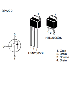 H5N2005DL Datasheet PDF Hitachi -> Renesas Electronics
