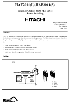 HAF2011 Datasheet PDF Hitachi -> Renesas Electronics