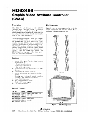 HD63486CP48 Datasheet PDF Hitachi -> Renesas Electronics