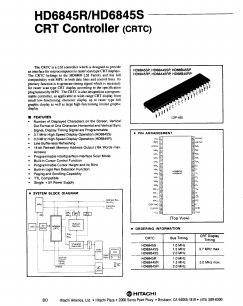 HD68A45S Datasheet PDF Hitachi -> Renesas Electronics