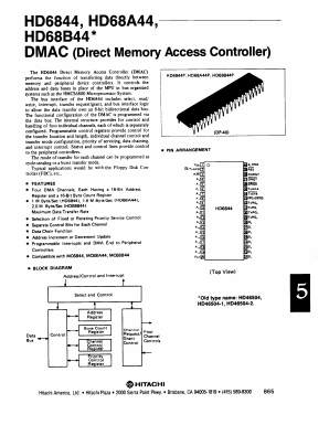 HD68A44P Datasheet PDF Hitachi -> Renesas Electronics