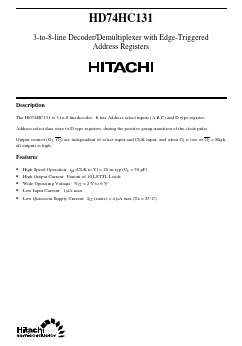 HD74HC131 Datasheet PDF Hitachi -> Renesas Electronics
