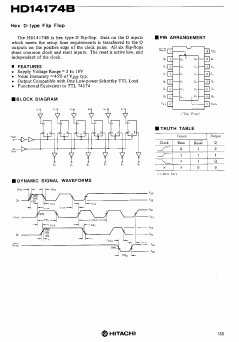 HD14174B Datasheet PDF Hitachi -> Renesas Electronics