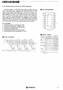 HD14194B Datasheet PDF Hitachi -> Renesas Electronics
