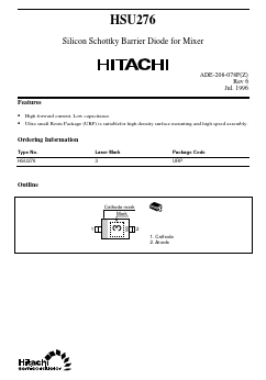 HSU276 Datasheet PDF Hitachi -> Renesas Electronics