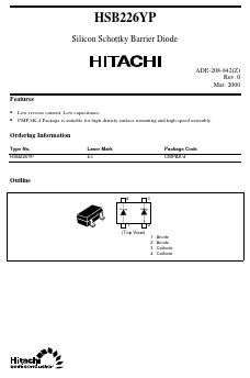 HSB226YP Datasheet PDF Hitachi -> Renesas Electronics