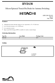 HVD138 Datasheet PDF Hitachi -> Renesas Electronics