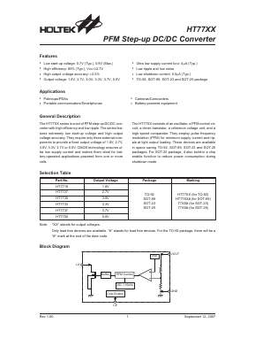 HT7718 Datasheet PDF Holtek Semiconductor