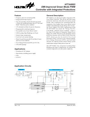 HT7A6003 Datasheet PDF Holtek Semiconductor