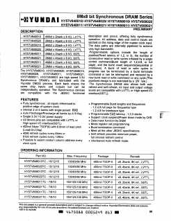 HY57V648010TC-10 Datasheet PDF Hynix Semiconductor