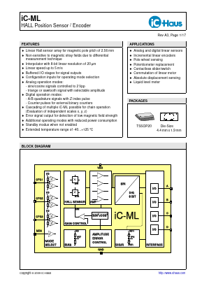 IC-MLEVALML1D Datasheet PDF IC-Haus GmbH