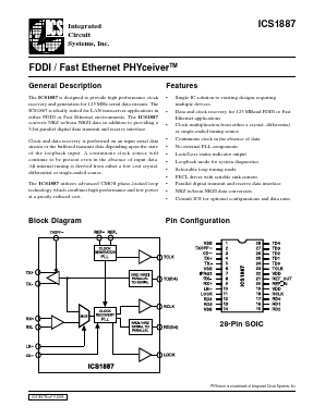 AV1887M Datasheet PDF Integrated Circuit Systems