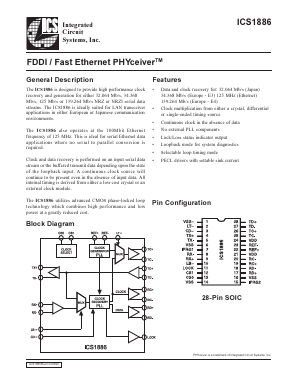 AV1886 Datasheet PDF Integrated Circuit Systems