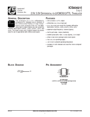 ICS830-21I Datasheet PDF Integrated Circuit Systems