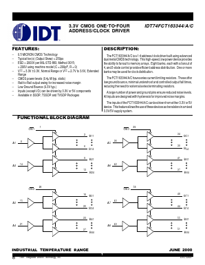 IDT74FCT163344APF Datasheet PDF Integrated Device Technology