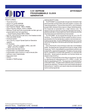IDT5V9882TPGGI Datasheet PDF Integrated Device Technology