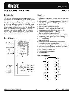 MK712SILF Datasheet PDF Integrated Device Technology