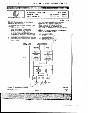 IDT79R3052-20PHM Datasheet PDF Integrated Device Technology