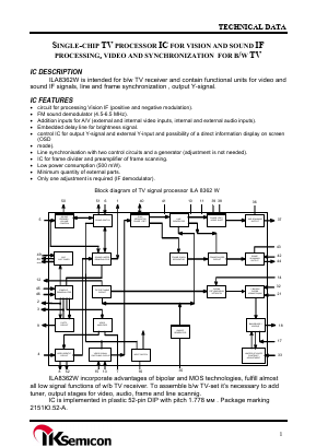 ILA8362W Datasheet PDF IK Semicon Co., Ltd