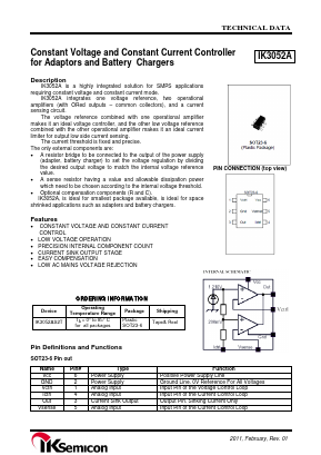 IK3052A Datasheet PDF IK Semicon Co., Ltd