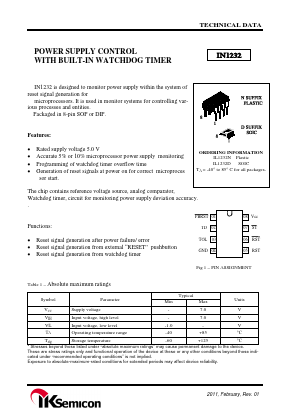 IN1232 Datasheet PDF IK Semicon Co., Ltd