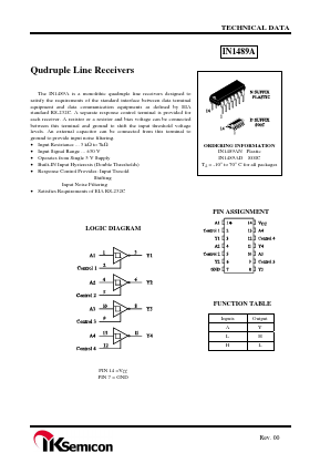 IN1489A Datasheet PDF IK Semicon Co., Ltd
