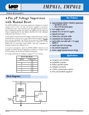 IMP811TEUS-T Datasheet PDF IMP, Inc