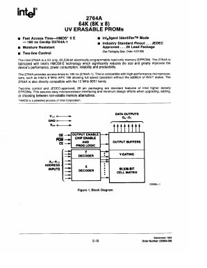 TD2764A Datasheet PDF Intel