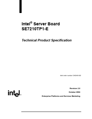 SE7210TP1-E Datasheet PDF Intel