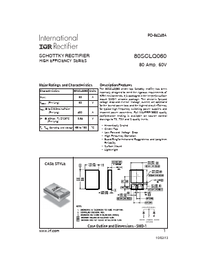 80SCLQ060 Datasheet PDF International Rectifier