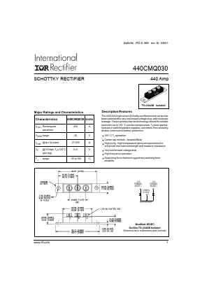 440CMQ030 Datasheet PDF International Rectifier