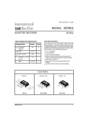 80CNQ035SL Datasheet PDF International Rectifier
