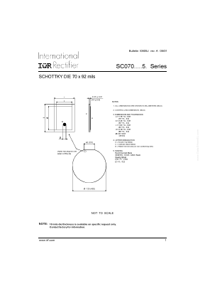 SC070R015S5R Datasheet PDF International Rectifier