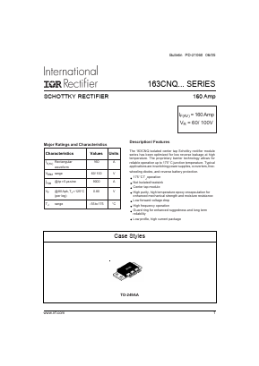 163CNQ060 Datasheet PDF International Rectifier