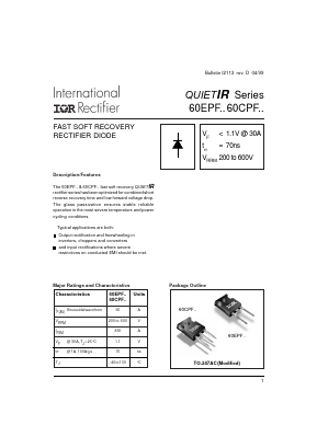 60EPF02 Datasheet PDF International Rectifier