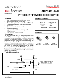 AUIPS6031 Datasheet PDF International Rectifier