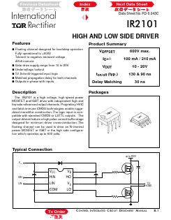 IR2101 Datasheet PDF International Rectifier